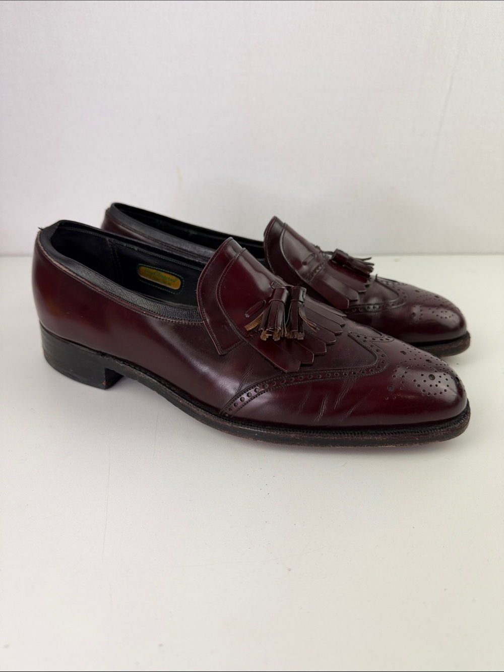 Royal Imperial Florsheim Classic Men's Tassel Loafers in Burgundy